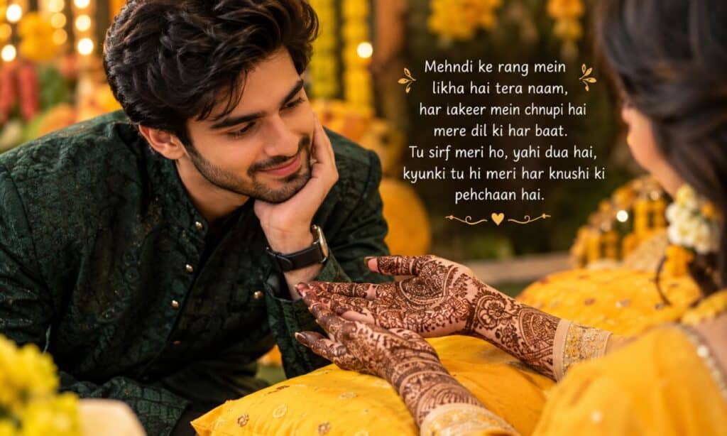 Mehndi shayari boy