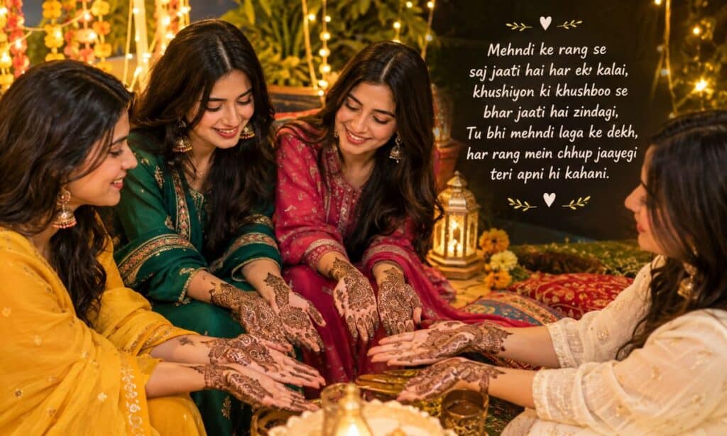 Mehndi shayari for girl