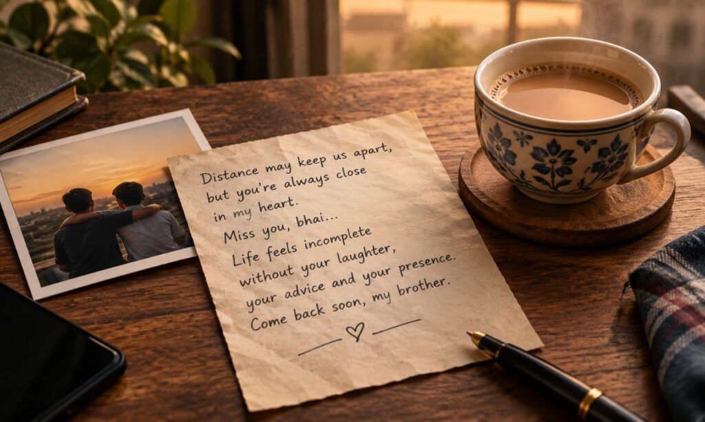 Miss you bhai shayari english