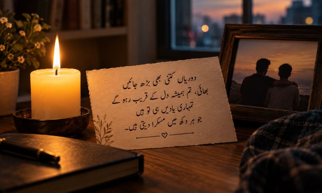 Miss you bhai shayari urdu