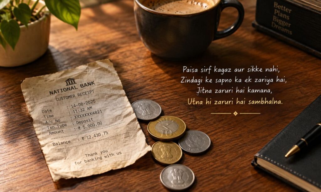 Paisa shayari english