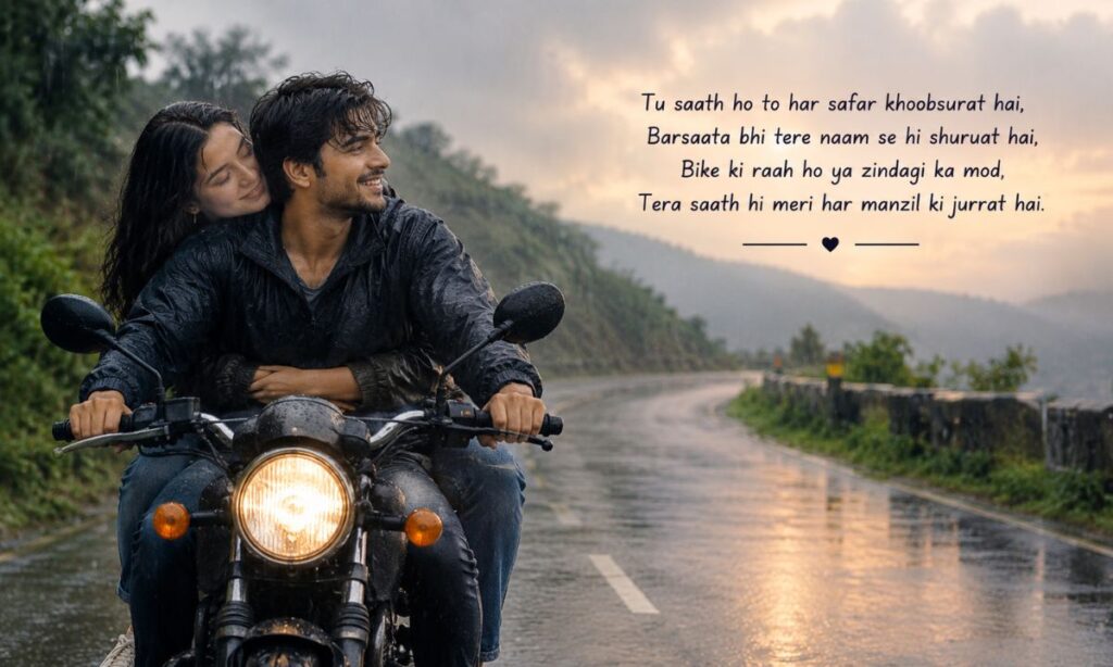Romantic Bike Shayari