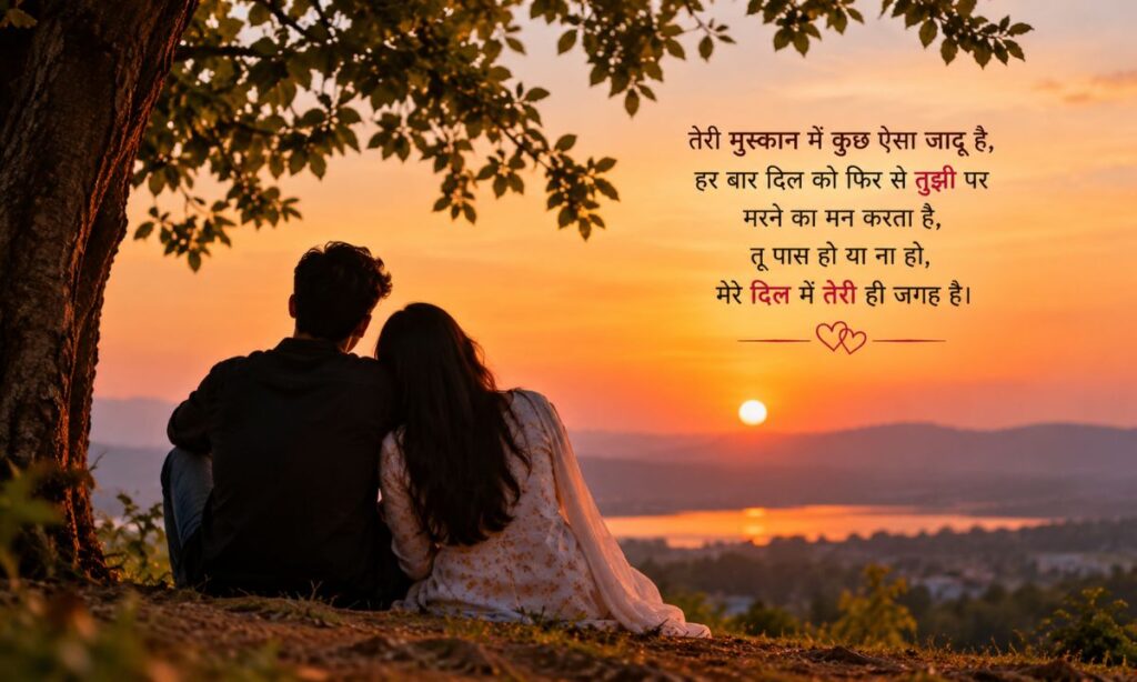 Romantic Crush Shayari Hindi 