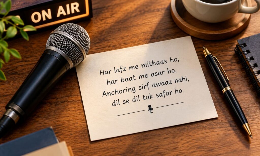 Short anchoring shayari in hindi pdf