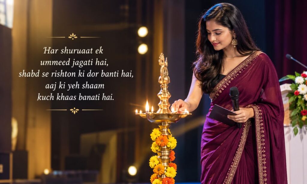 Starting Shayari for Anchoring in Hindi