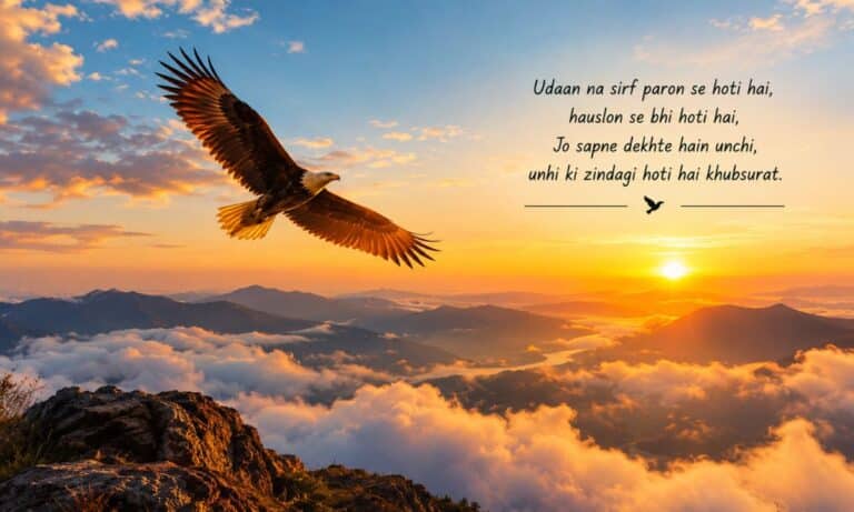 Udaan Shayari Best Hausla & Sapno Status Lines