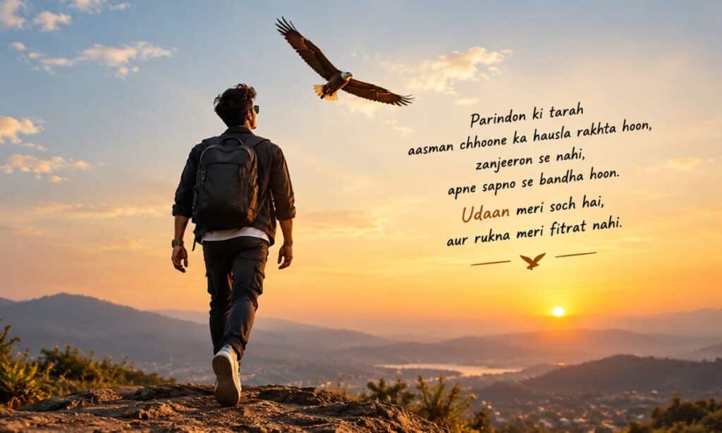 Udaan shayari attitude