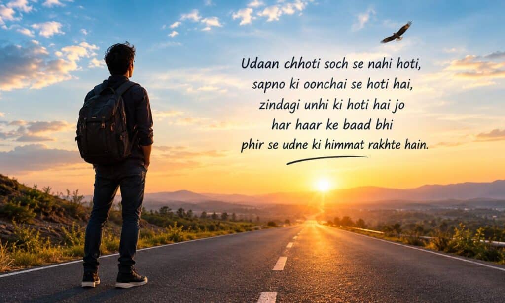 Udaan shayari on life in hindi